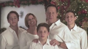 Varela with his family